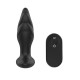 Заказать Черная анальная вибропробка Angelina Remote Rotating Plug - 14 см.