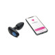 Заказать Черный интерактивный вибратор OhMiBod Lumen for Kiiroo с подсветкой - 10,2 см.