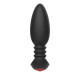 Заказать Черная анальная вибропробка Anal Vibrator с пультом ДУ - 13,5 см.