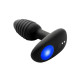 Заказать Черный интерактивный вибратор OhMiBod Lumen for Kiiroo с подсветкой - 10,2 см.