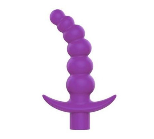 Фиолетовая вибрирующая анальная елочка Sweet Toys - 10,8 см. Фиолетовая вибрирующая анальная елочка Sweet Toys - 10,8 см.