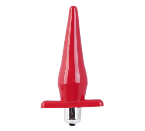 Красная водонепроницаемая вибровтулка Black Red - 12,7 см.