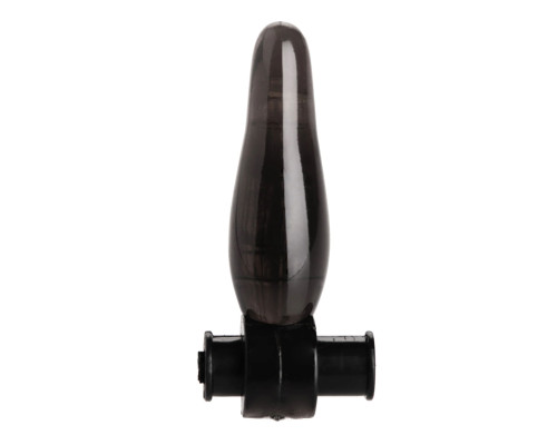 Заказать Дымчатая анальная мини-пробка с вибропулей Vibrating Bum Tickler Mini Anal Plug - 6,3 см.