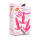 Заказать Набор из 3 розовых анальных пробок с вибропулей Thrill Trio Anal Plug Set