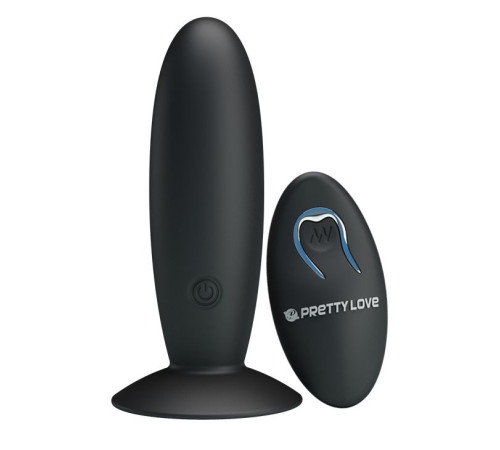Анальная пробка с вибрацией и пультом управления Remote Control Vibrating Plug - 11 см.