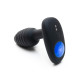 Заказать Черный интерактивный вибратор OhMiBod Lumen for Kiiroo с подсветкой - 10,2 см.