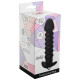 Заказать Чёрная анальная вибропробка Twisted Anal Plug - 13 см.