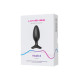 Заказать Черная анальная втулка LOVENSE Hush 2 (M) - 13,5 см.
