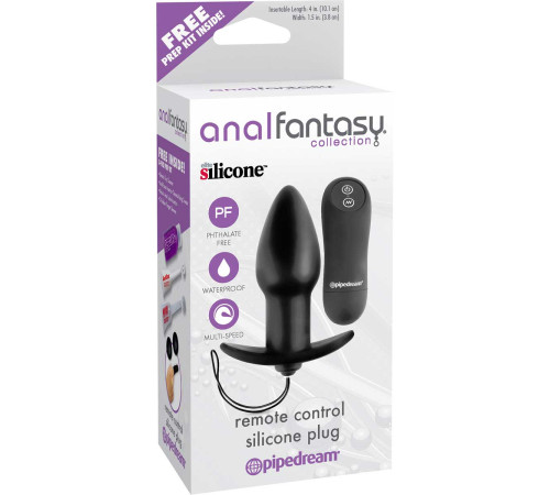 Анальная вибро-пробка с дистанционным управлением. Серия Anal Fantasy.