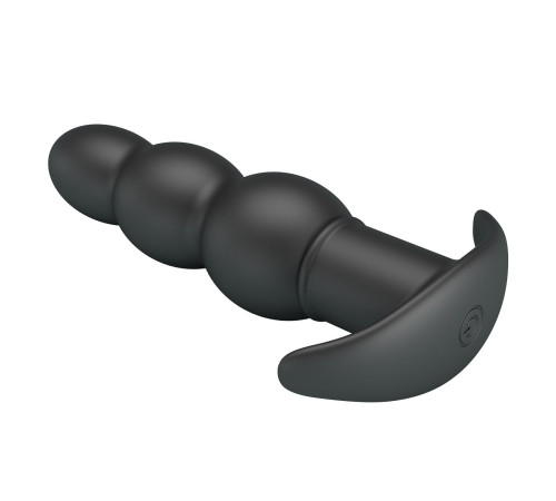 Черный анальный вибростимулятор Aeaeas - 11 см.