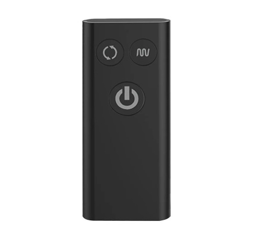 Черная анальная вибровтулка Tornado with Cock   Ball Rings с эрекционными кольцами