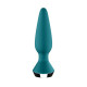 Заказать Бирюзовая анальная пробка с вибрацией Satisfyer Plug-ilicious 1 - 13,5 см.