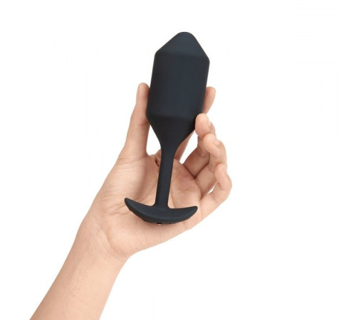 Черная пробка для ношения с вибрацией Snug Plug 4 - 14 см. Черная пробка для ношения с вибрацией Snug Plug 4 - 14 см.