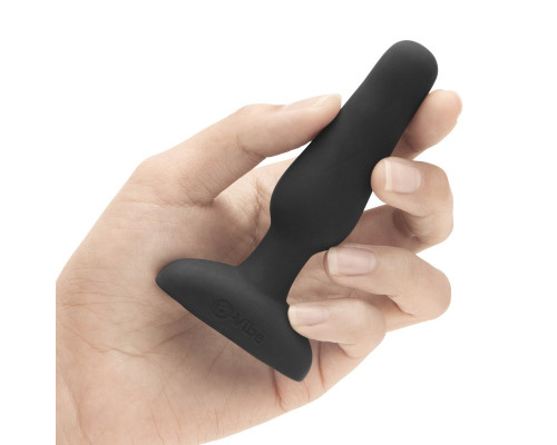 Заказать Анальная вибропробка чёрного цвета NOVICE REMOTE CONTROL PLUG BLACK - 10,2 см.