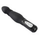 Чёрный анальный вибратор Thrusting Anal Vibe - 23,5 см.