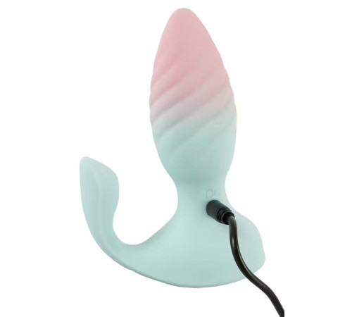 Анальная пробка JUVELA RC Butt Plug с пультом ДУ - 11,5 см.