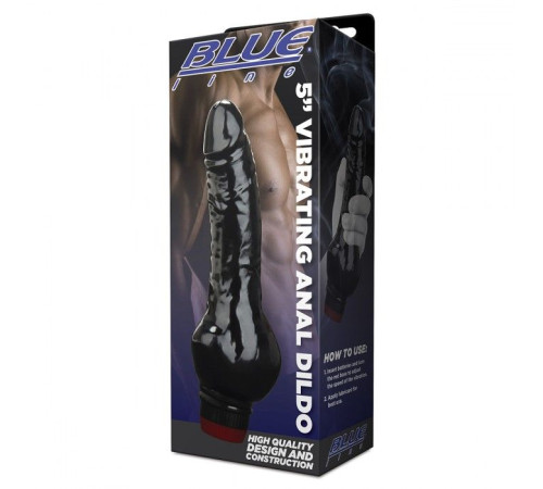 Черный анальный вибратор 5 Vibrating Anal Dildo Черный анальный вибратор 5 Vibrating Anal Dildo
