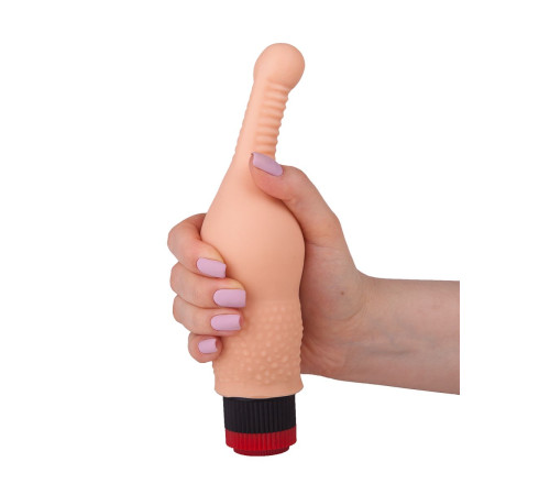 Анальный вибромассажер с тонким кончиком - 21 см.