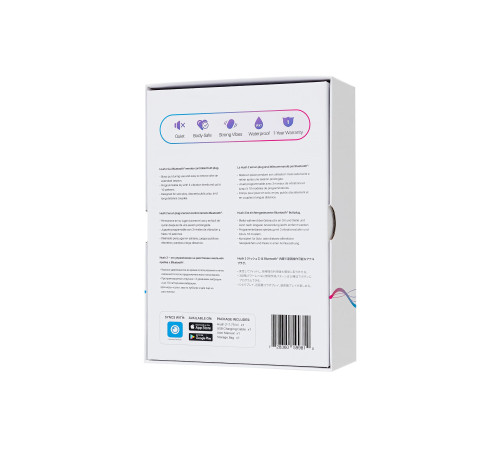 Черная анальная втулка LOVENSE Hush 2 (M) - 13,5 см.