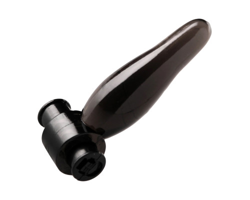 Заказать Дымчатая анальная мини-пробка с вибропулей Vibrating Bum Tickler Mini Anal Plug - 6,3 см.