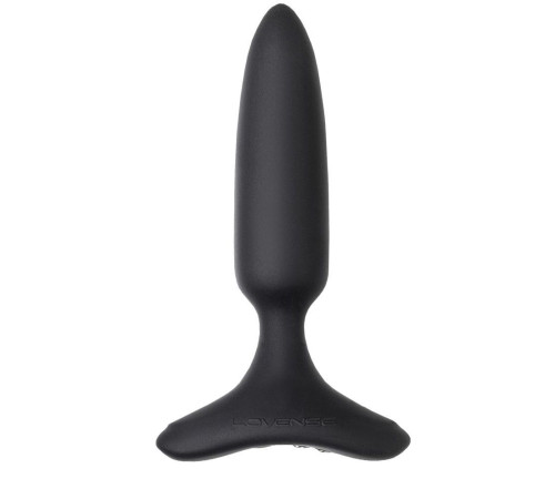 Черная анальная вибропробка HUSH 2 Size S - 12,1 см.