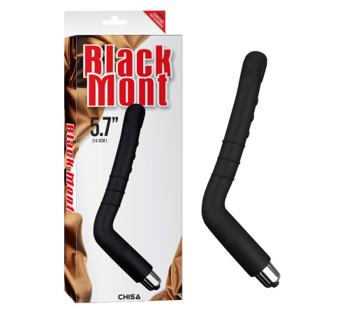 Черный анальный вибратор Rectal Reacher Vibe - 25 см.