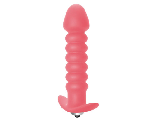 Заказать Розовая анальная вибропробка Twisted Anal Plug - 13 см. Заказать Розовая анальная вибропробка Twisted Anal Plug - 13 см.