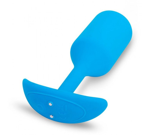Голубая вибропробка для ношения B-vibe Snug Plug 3 - 12,4 см. Голубая вибропробка для ношения B-vibe Snug Plug 3 - 12,4 см.
