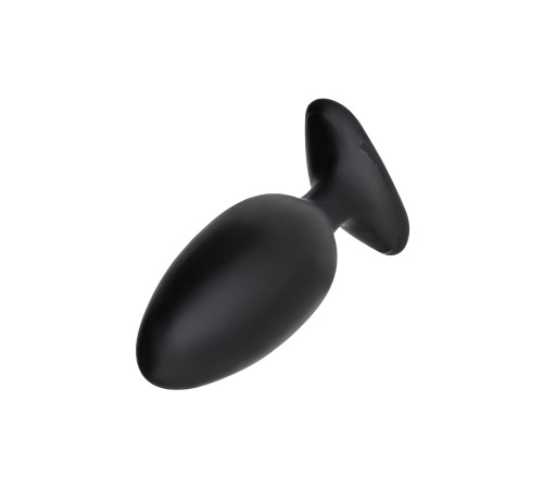 Черная анальная втулка LOVENSE Hush 2 (M) - 13,5 см.