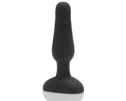 Заказать Анальная вибропробка чёрного цвета NOVICE REMOTE CONTROL PLUG BLACK - 10,2 см.