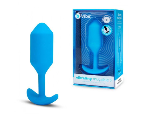 Заказать Голубая вибропробка для ношения B-vibe Snug Plug 3 - 12,4 см. Заказать Голубая вибропробка для ношения B-vibe Snug Plug 3 - 12,4 см.
