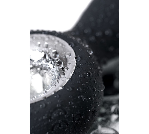 Черный анальный стимулятор Sagitta - 15 см.