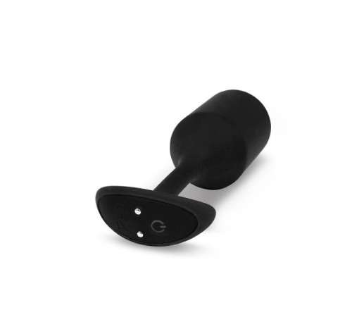 Черная пробка для ношения с вибрацией Snug Plug 4 - 14 см. Черная пробка для ношения с вибрацией Snug Plug 4 - 14 см.