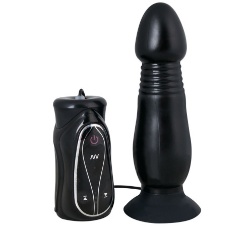 Вибровтулка с пультом Anal Pusher - 16 см. Вибровтулка с пультом Anal Pusher - 16 см.