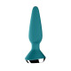Заказать Бирюзовая анальная пробка с вибрацией Satisfyer Plug-ilicious 1 - 13,5 см.