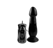 Анальный вибростимулятор фаллической формы Vibrating Thruster - 16 см.