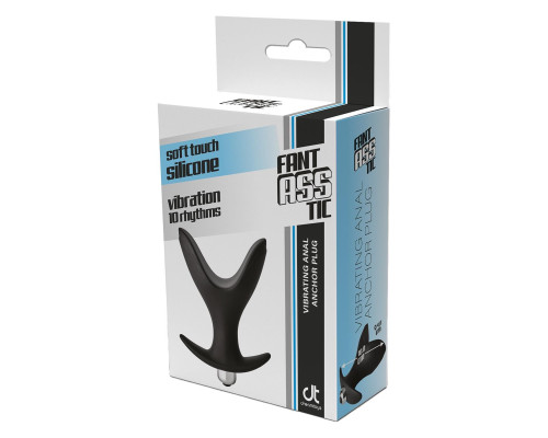 Заказать Черная анальная пробка Vibrating Anal Anchor Plug - 10 см. Заказать Черная анальная пробка Vibrating Anal Anchor Plug - 10 см.