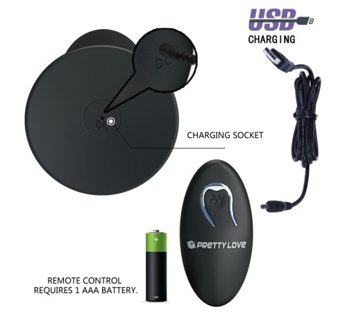 Анальная пробка с вибрацией и пультом управления Remote Control Vibrating Plug - 11 см.