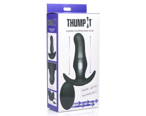 Заказать Черная анальная вибропробка Kinetic Thumping 7X Prostate Anal Plug - 13,3 см. Заказать Черная анальная вибропробка Kinetic Thumping 7X Prostate Anal Plug - 13,3 см.