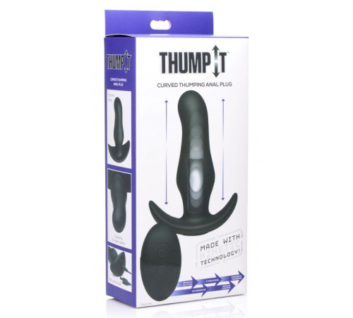 Черная анальная вибропробка Kinetic Thumping 7X Prostate Anal Plug - 13,3 см. Черная анальная вибропробка Kinetic Thumping 7X Prostate Anal Plug - 13,3 см.