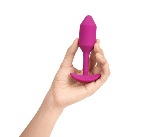 Розовая пробка для ношения с вибрацией Snug Plug 2 - 11,4 см. Розовая пробка для ношения с вибрацией Snug Plug 2 - 11,4 см.