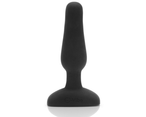 Заказать Анальная вибропробка чёрного цвета NOVICE REMOTE CONTROL PLUG BLACK - 10,2 см.
