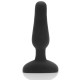 Заказать Анальная вибропробка чёрного цвета NOVICE REMOTE CONTROL PLUG BLACK - 10,2 см.