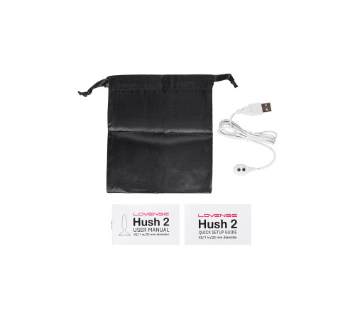 Черная анальная втулка Hush 2 (XS) - 12,1 см.