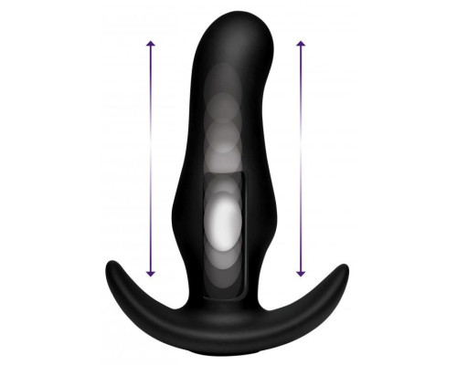 Заказать Черная анальная вибропробка Kinetic Thumping 7X Prostate Anal Plug - 13,3 см. Заказать Черная анальная вибропробка Kinetic Thumping 7X Prostate Anal Plug - 13,3 см.