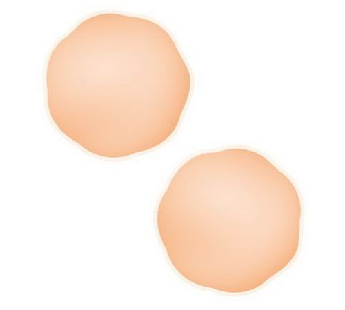 Телесные силиконовые наклейки на соски NIPPLE COVERS SILICONE