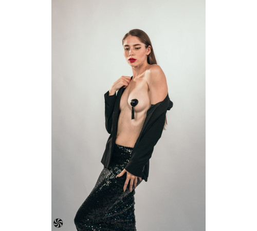 Черные пэстисы Gipsy с кисточками