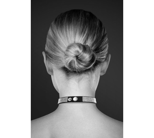 Чокер-сердечко с кристаллами COLLIER STRASS ET COEUR