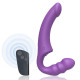 Заказать Фиолетовый безремневой страпон Straples Strap-On Dildo