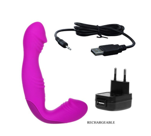 Безремневой перезаряжаемый вибрострапон Angelo - 18,7 см.